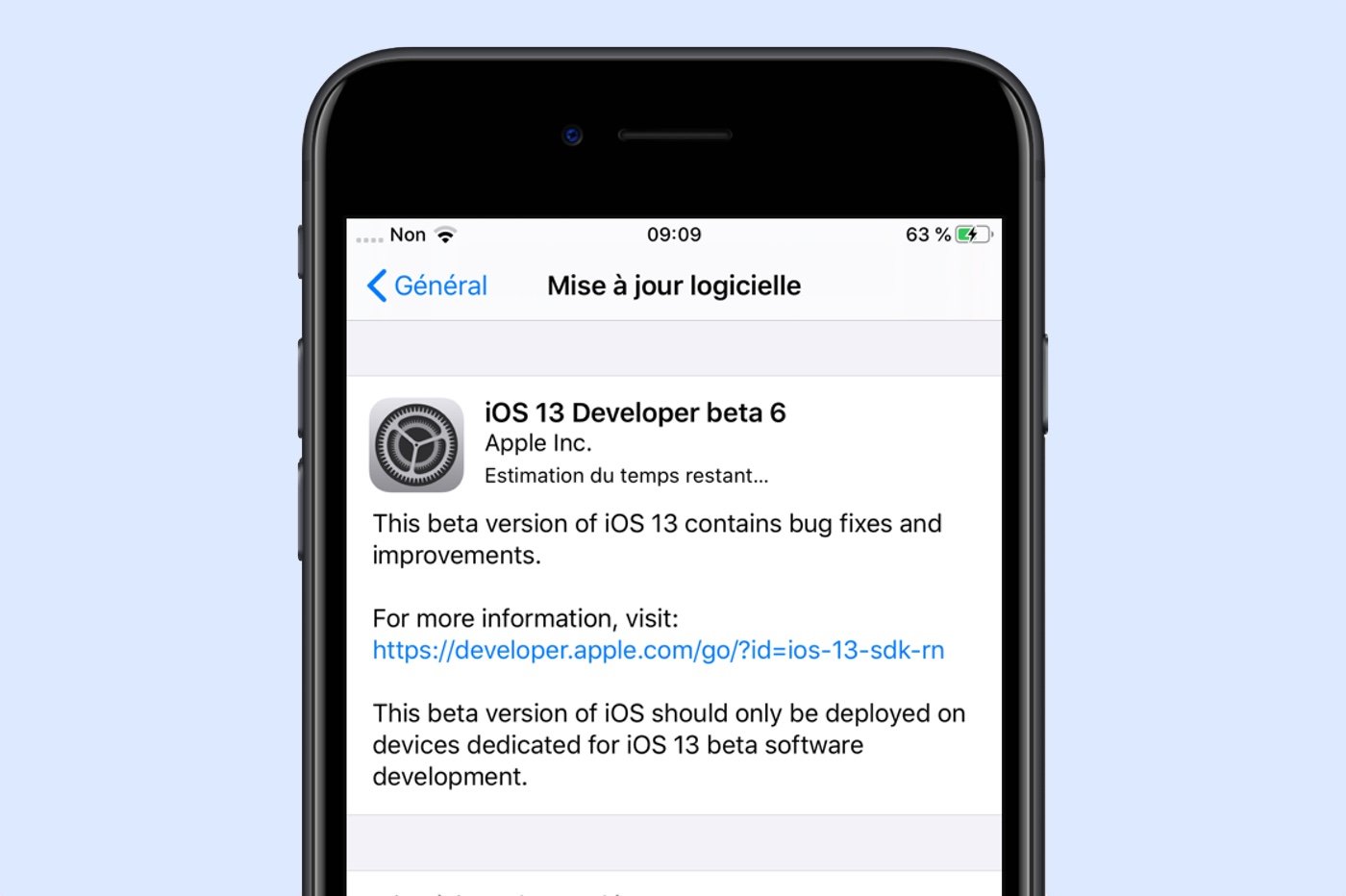 iOS 13 Beta 6