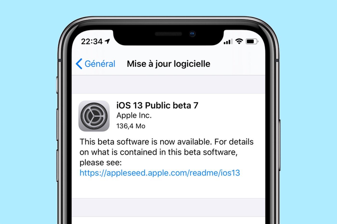 iOS 13 beta 7 publique