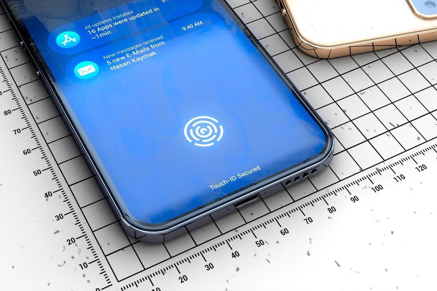Touch ID sous écran iPhone