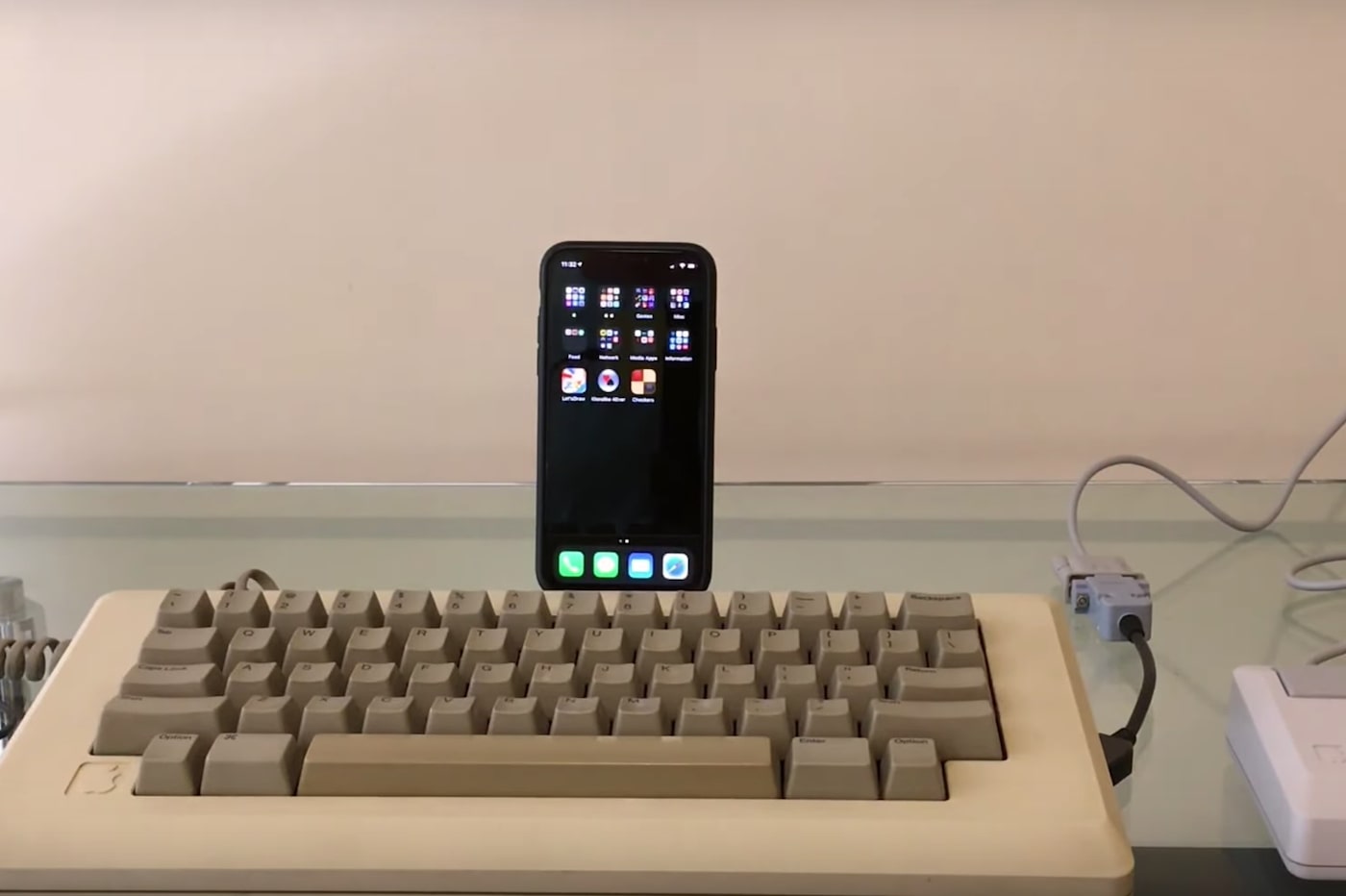 iPhone X Macintosh clavier