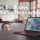 Pub Microsoft sur le Surface Laptop 2