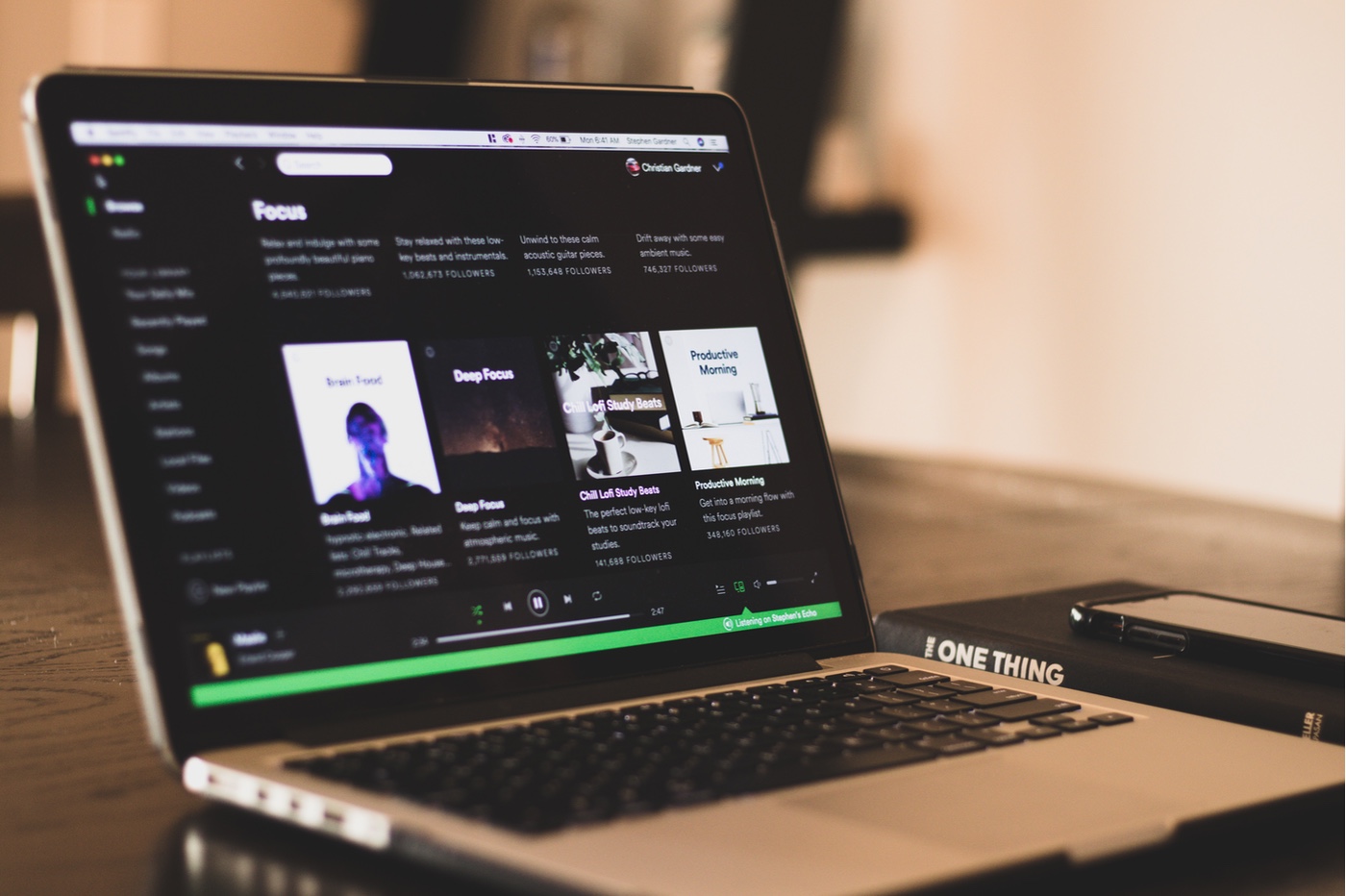 Spotify sur Macbook