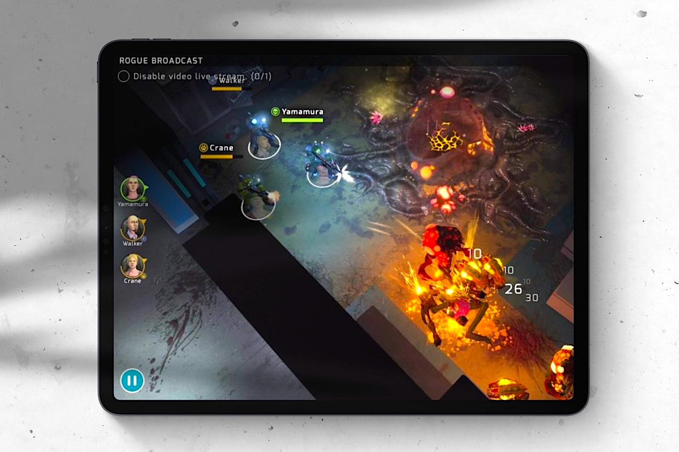 Capture écran iPad jeu Xenowerk Tactics