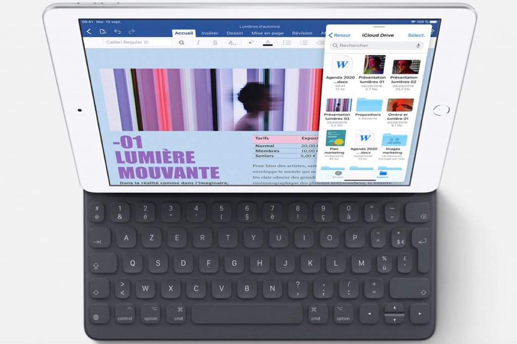 Apple iPad 10,2 pouces et clavier