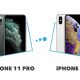 comparatif iPhone XS versus iPhone 11 Pro
