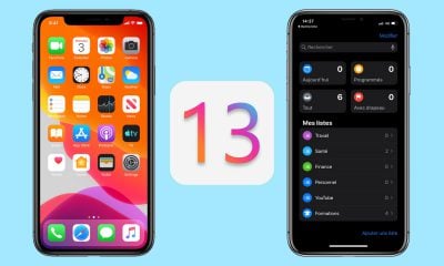 iOS 13 sur iPhone