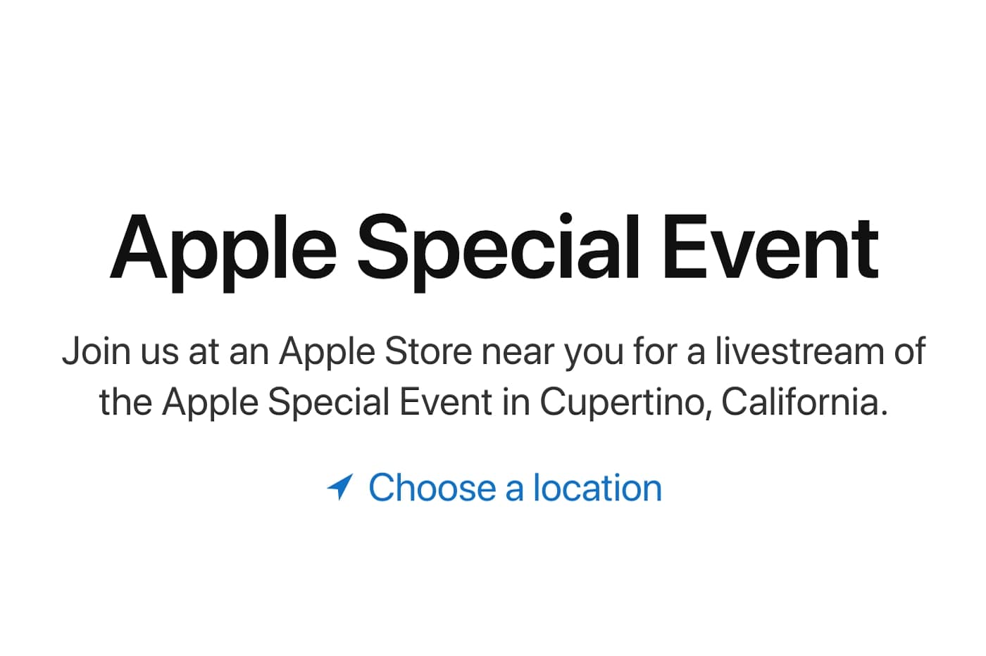Keynote Apple Store streaming