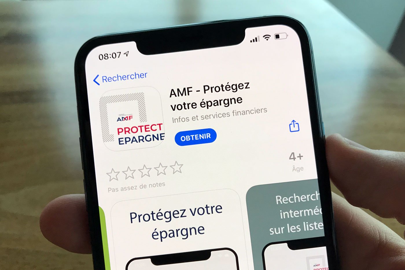 AMF app project epargne