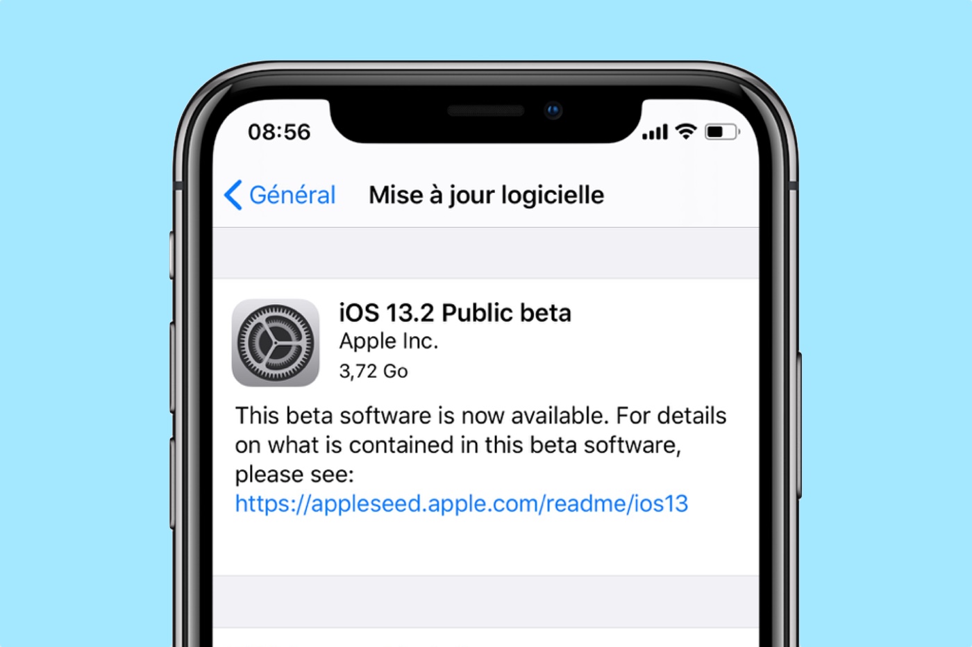 iOS 13.2 beta publique