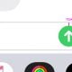 iPhone bouton envoi de message