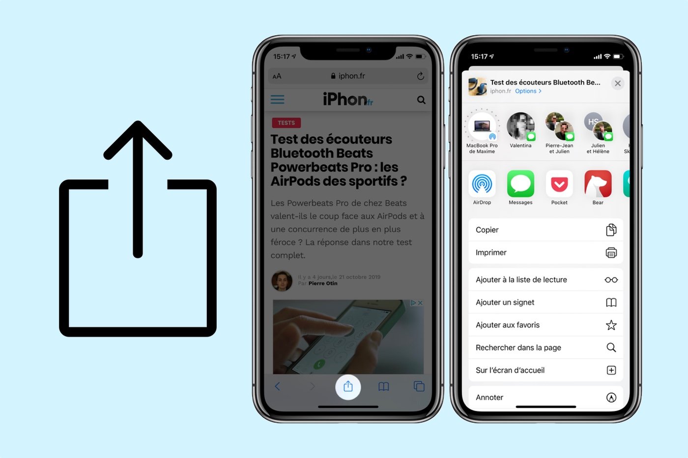 Ios 13 Ipados Comment Personnaliser Et Utiliser Le Nouveau Menu De Partage