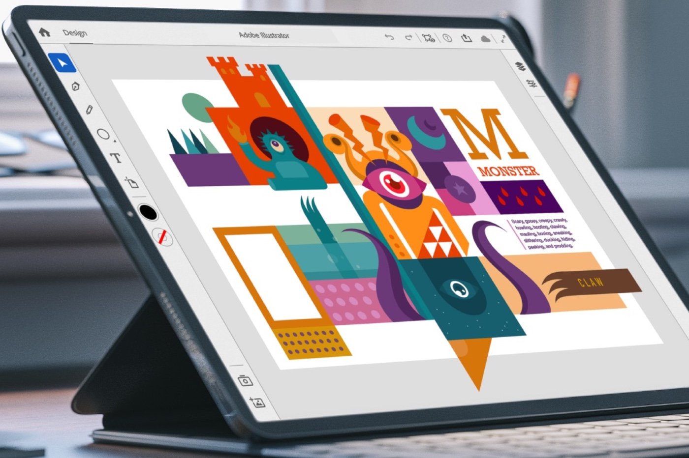 Adobe Illustrator sur iPad Pro