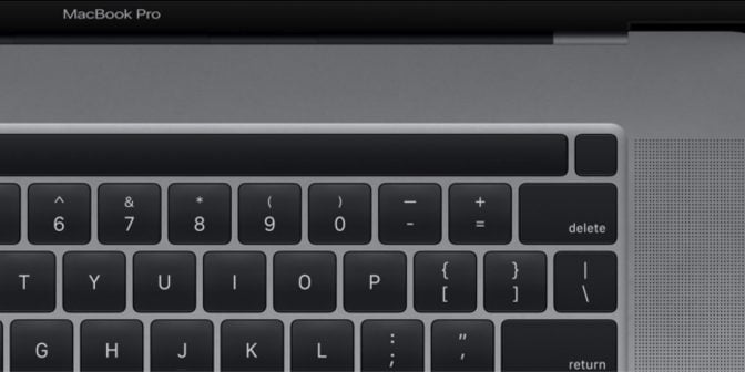 Apple MacBook Pro 16 pouces Touchbar