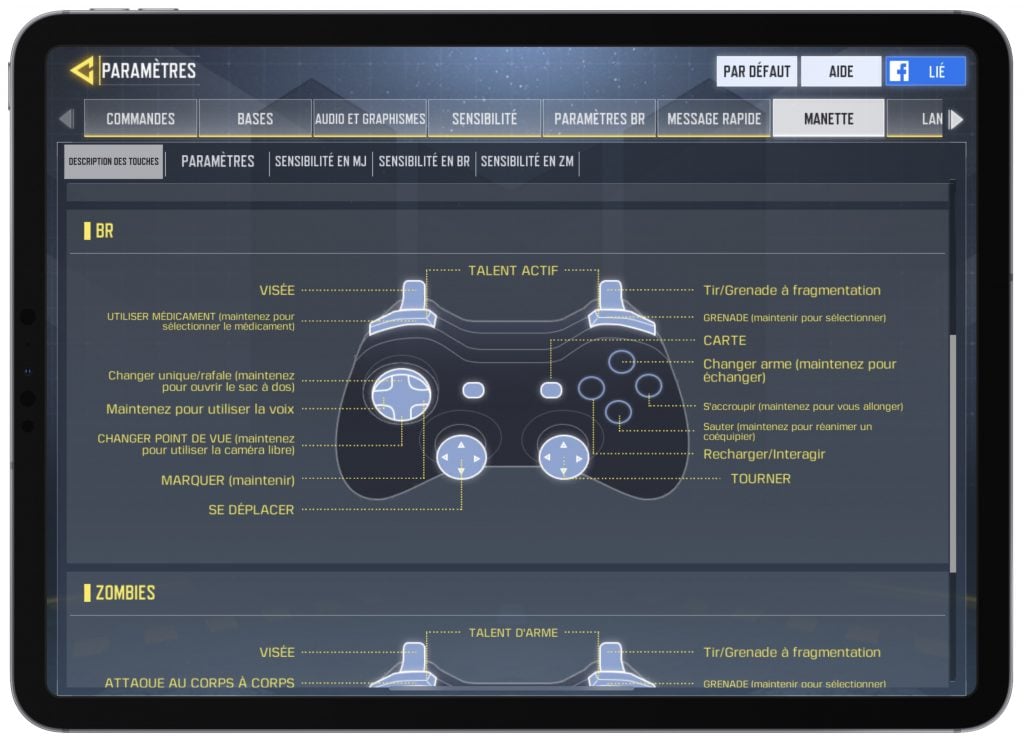 Call of Duty Mobile manette