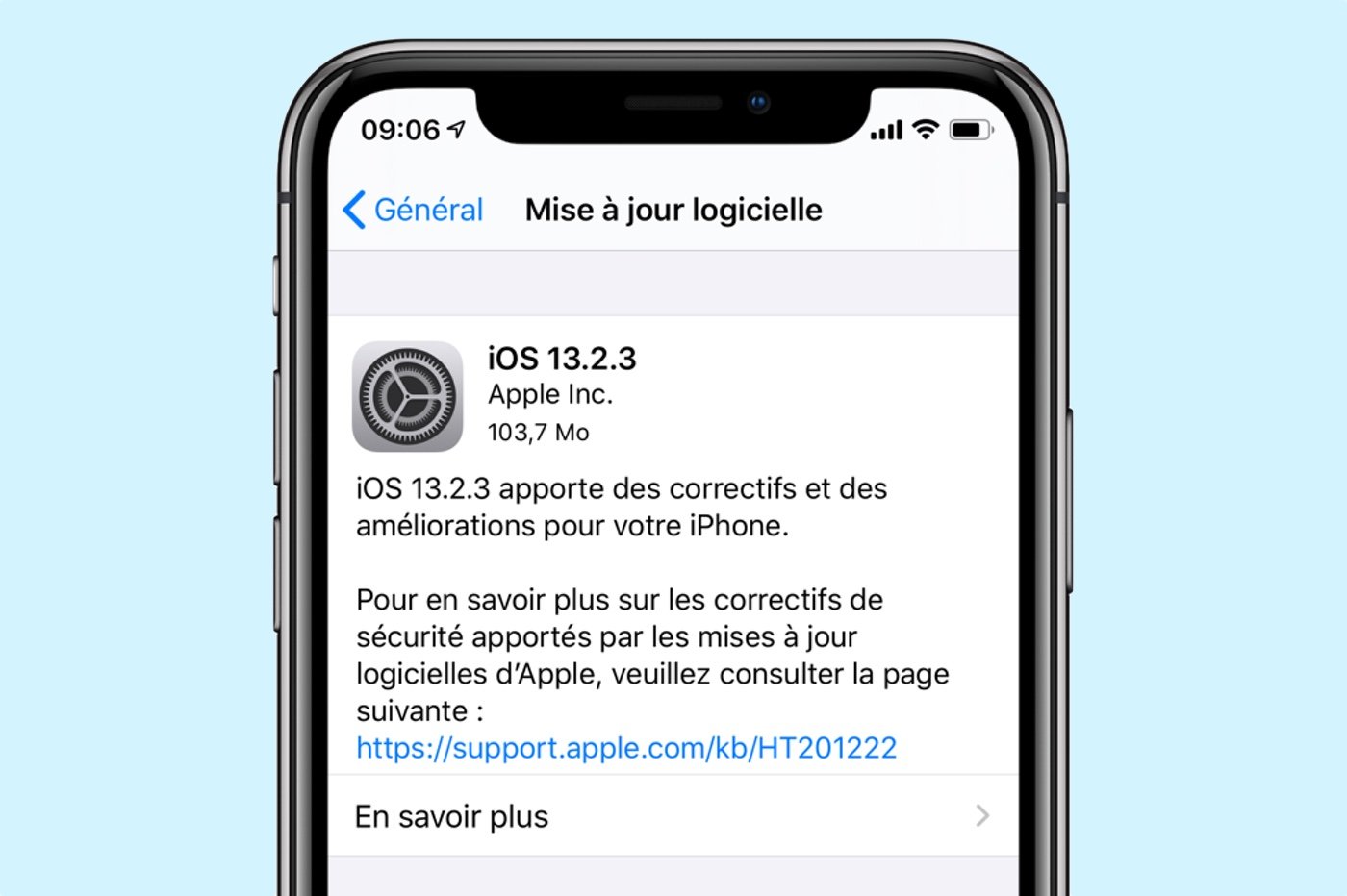 iOS 13.2.3 est dispo