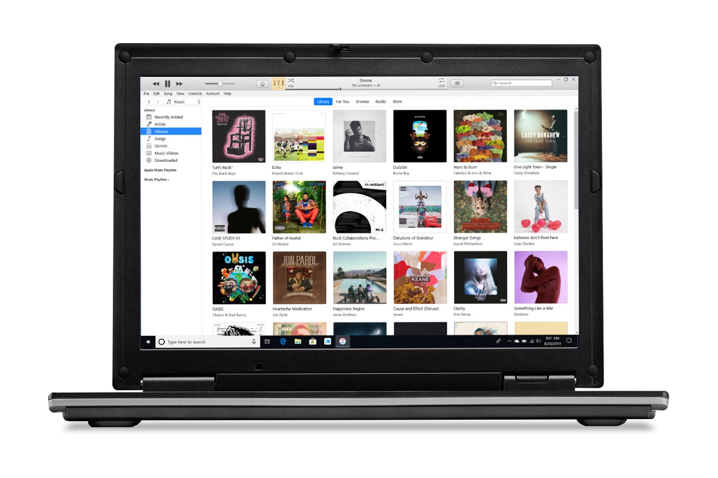 iTunes sur Windows 10