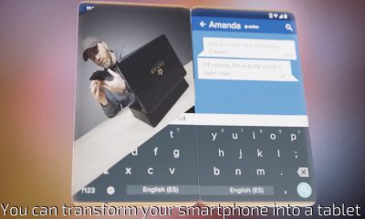 concept iPhone deux écrans