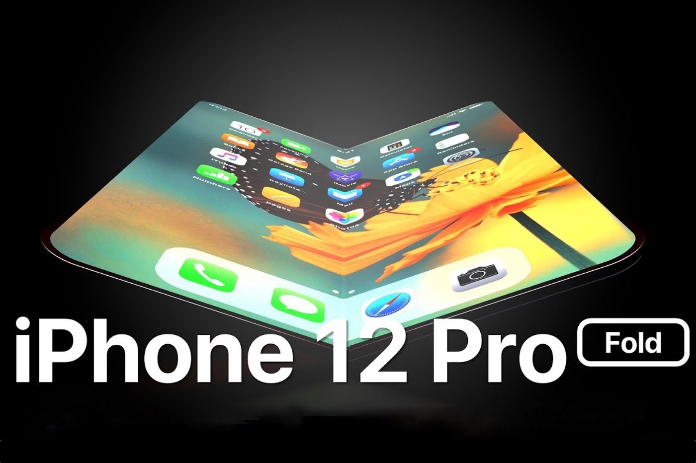 concept iPhone 12 Pro pliable