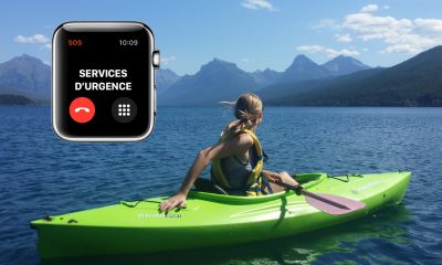 Kayakiste Sauvé par son Apple Watch