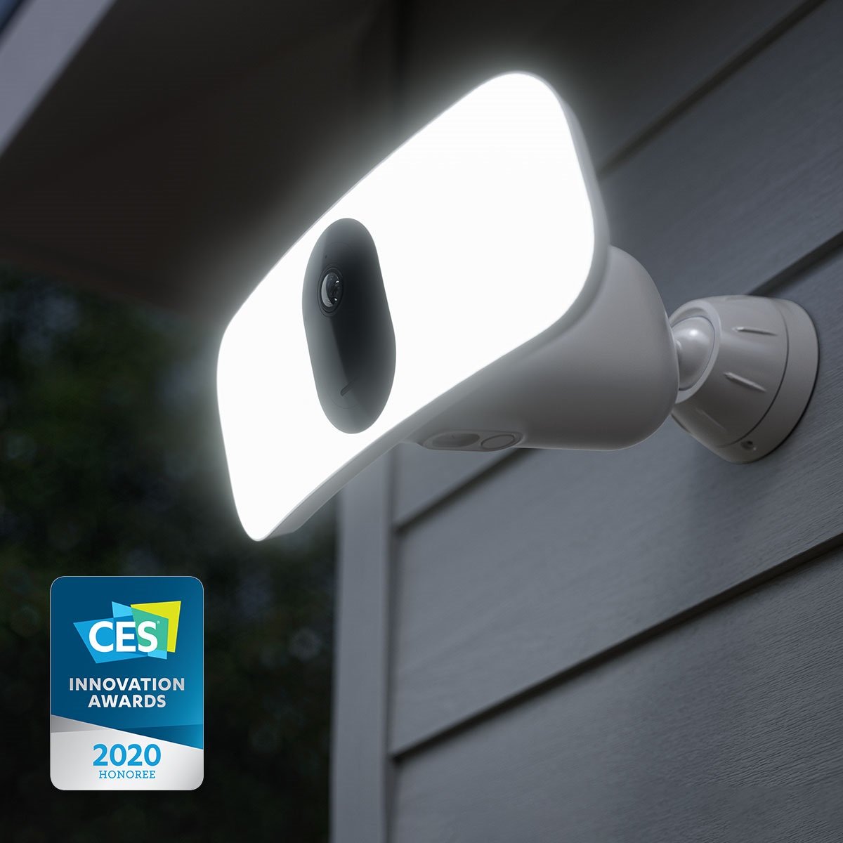 CES 2020 Arlo présente sa nouvelle caméra lumineuse Floodlight, compatible HomeKit