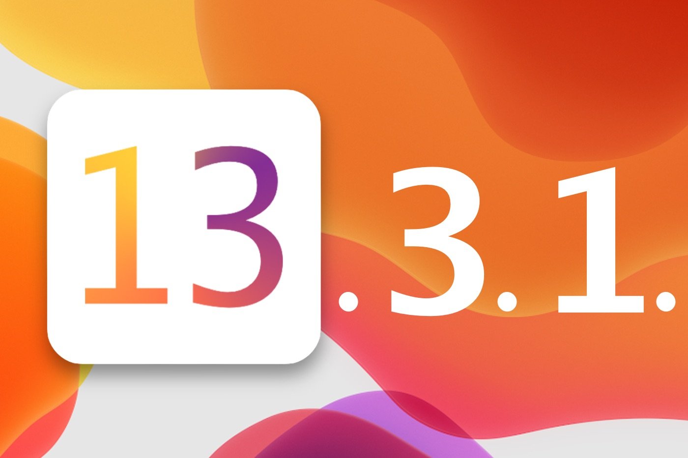 iOS 13.3.1 bêta version