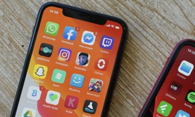 iPhone 11 applications Messenger WhatsApp Facebook Instagram