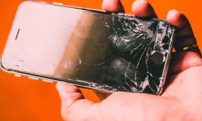 écran iPhone cassé