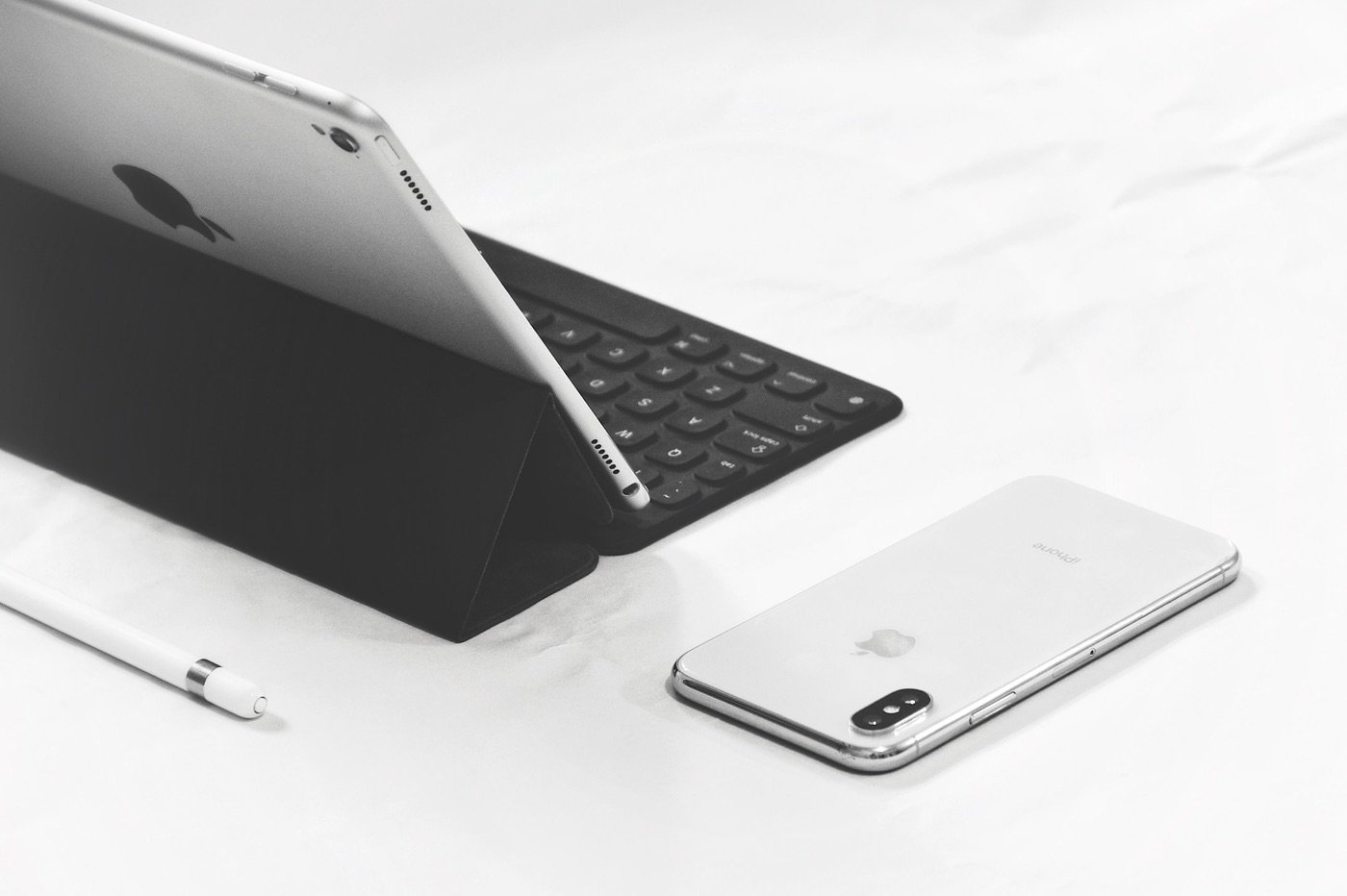 Apple Pencil avec iPad, Smart Keyboard et iPhone