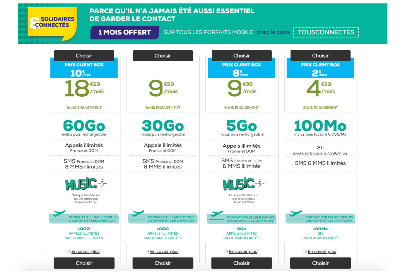 Forfait mobile : 30 Go à 9,99€ par mois (+1 mois gratuit) chez La Poste