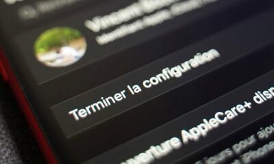 Alerte "Terminer configuration"