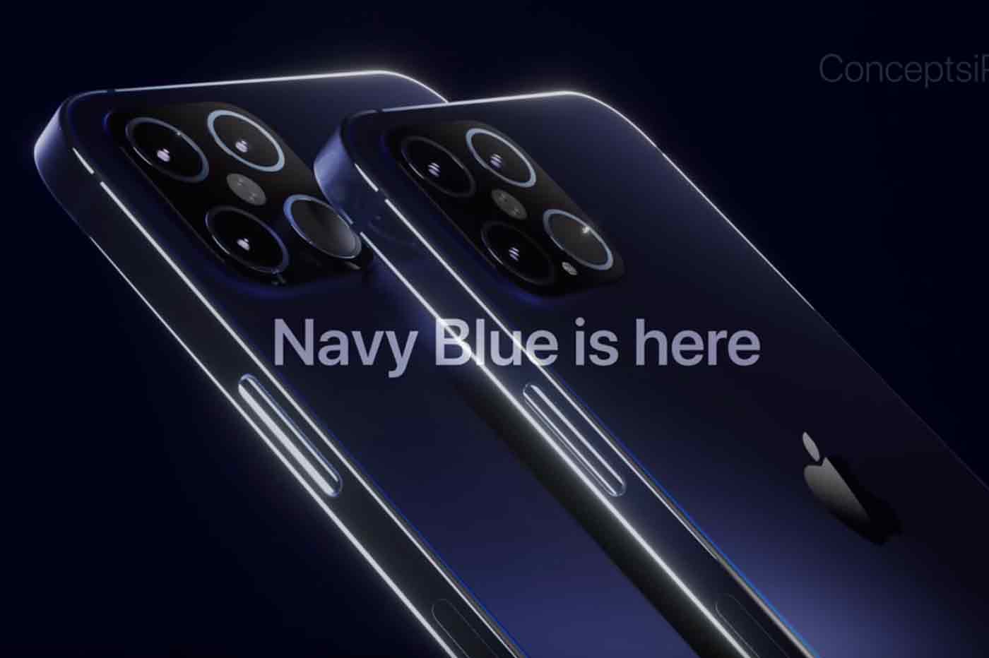 iPhone 12 bleu marine