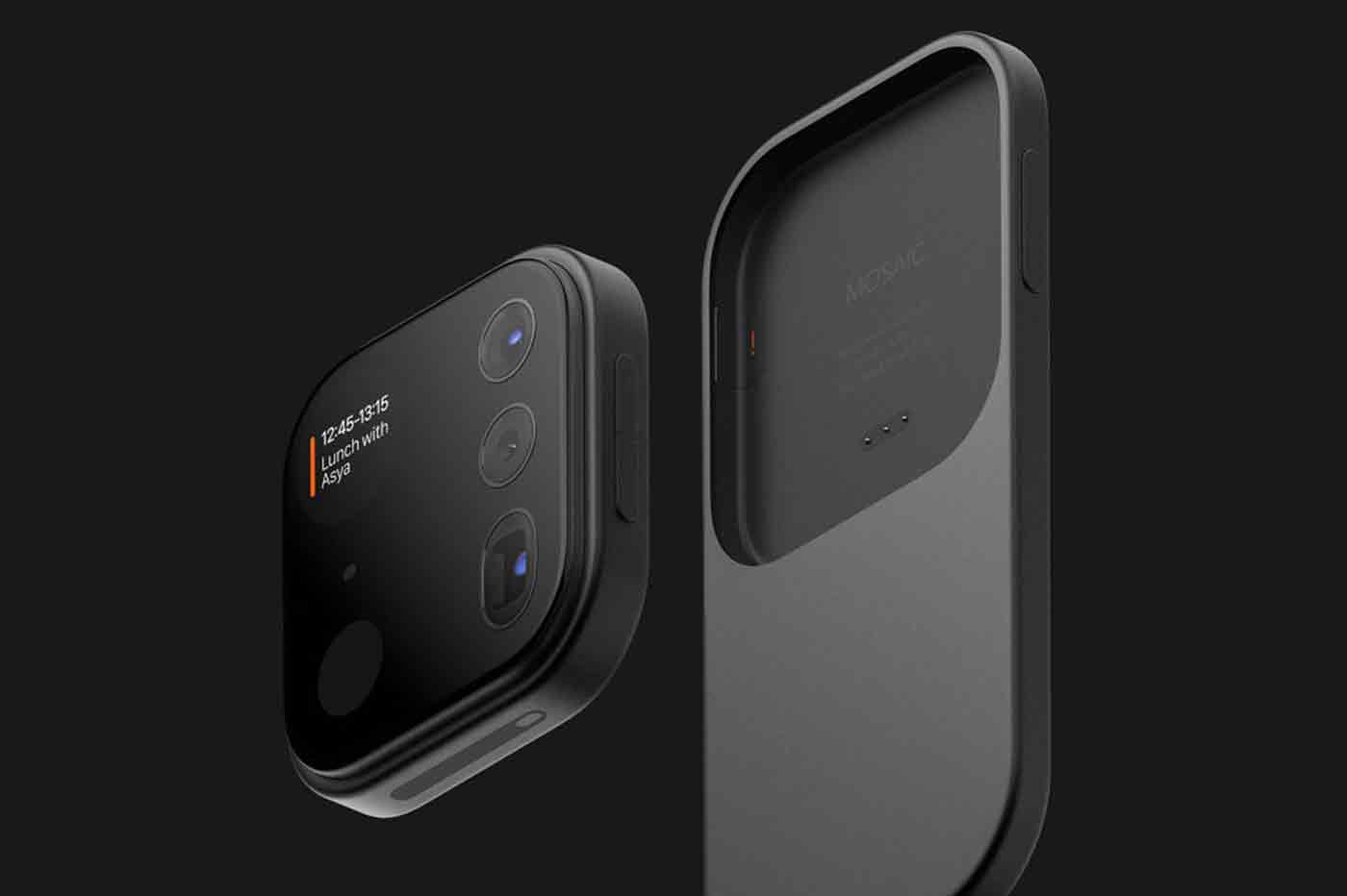 Concept caméra iPhone collier