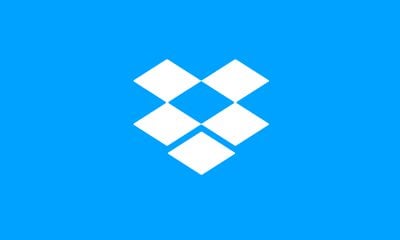 Dropbox logo bleu