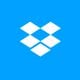 Dropbox logo bleu