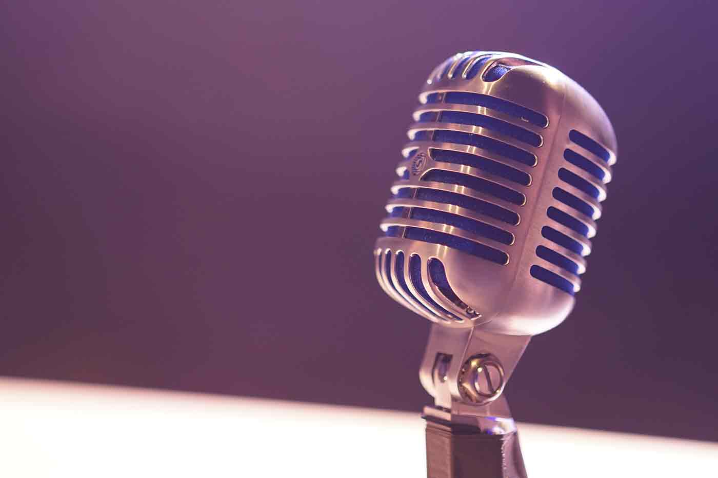 Microphone et podcast