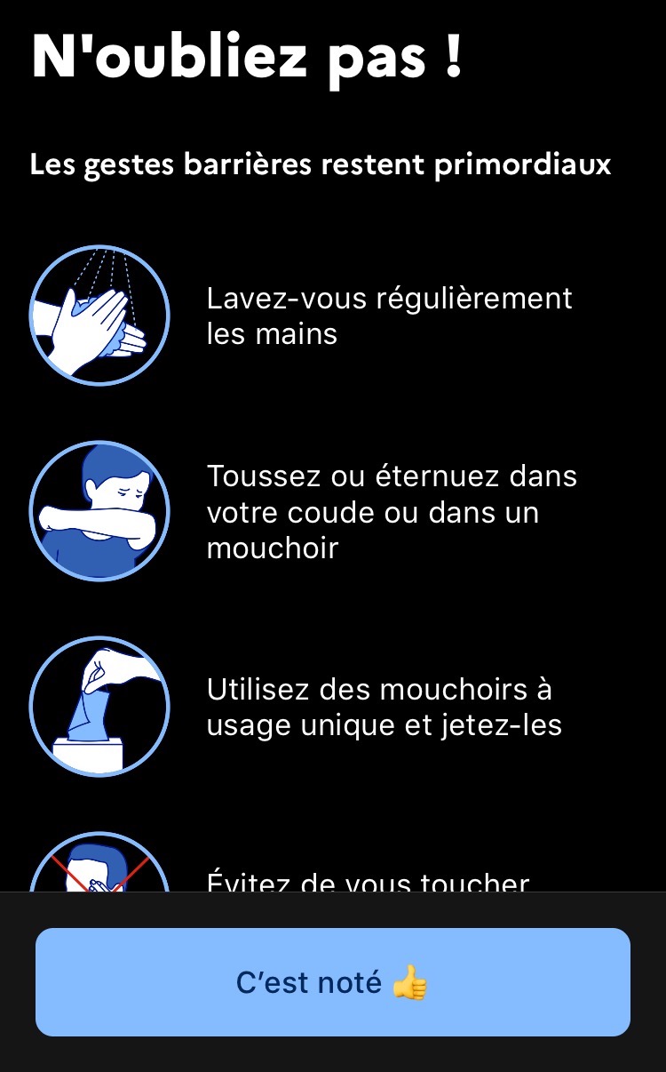 app iPhone StopCovid France