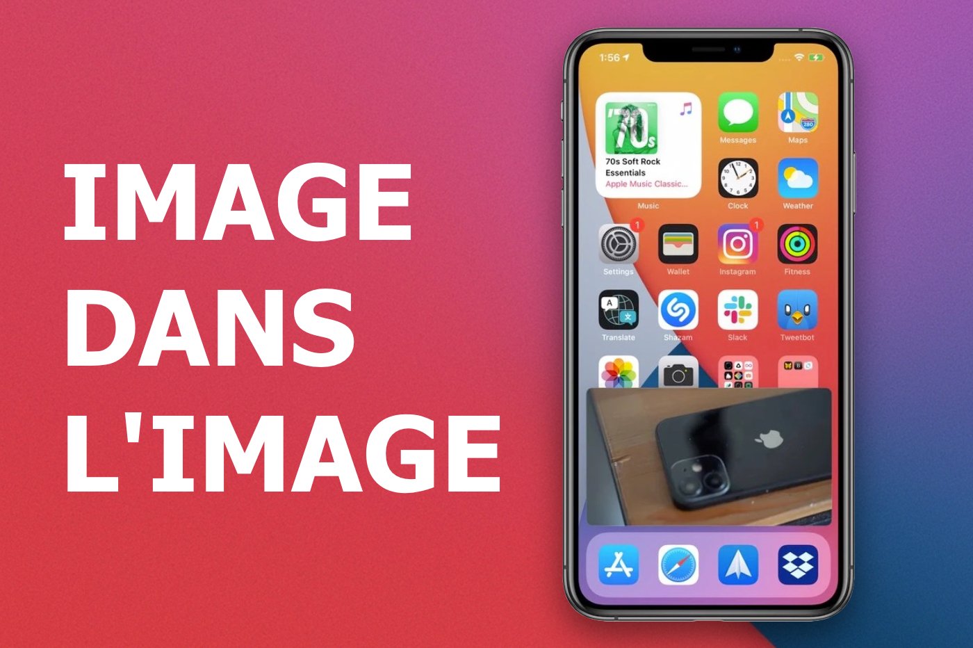 Tutoriel iOS Image dans l'image