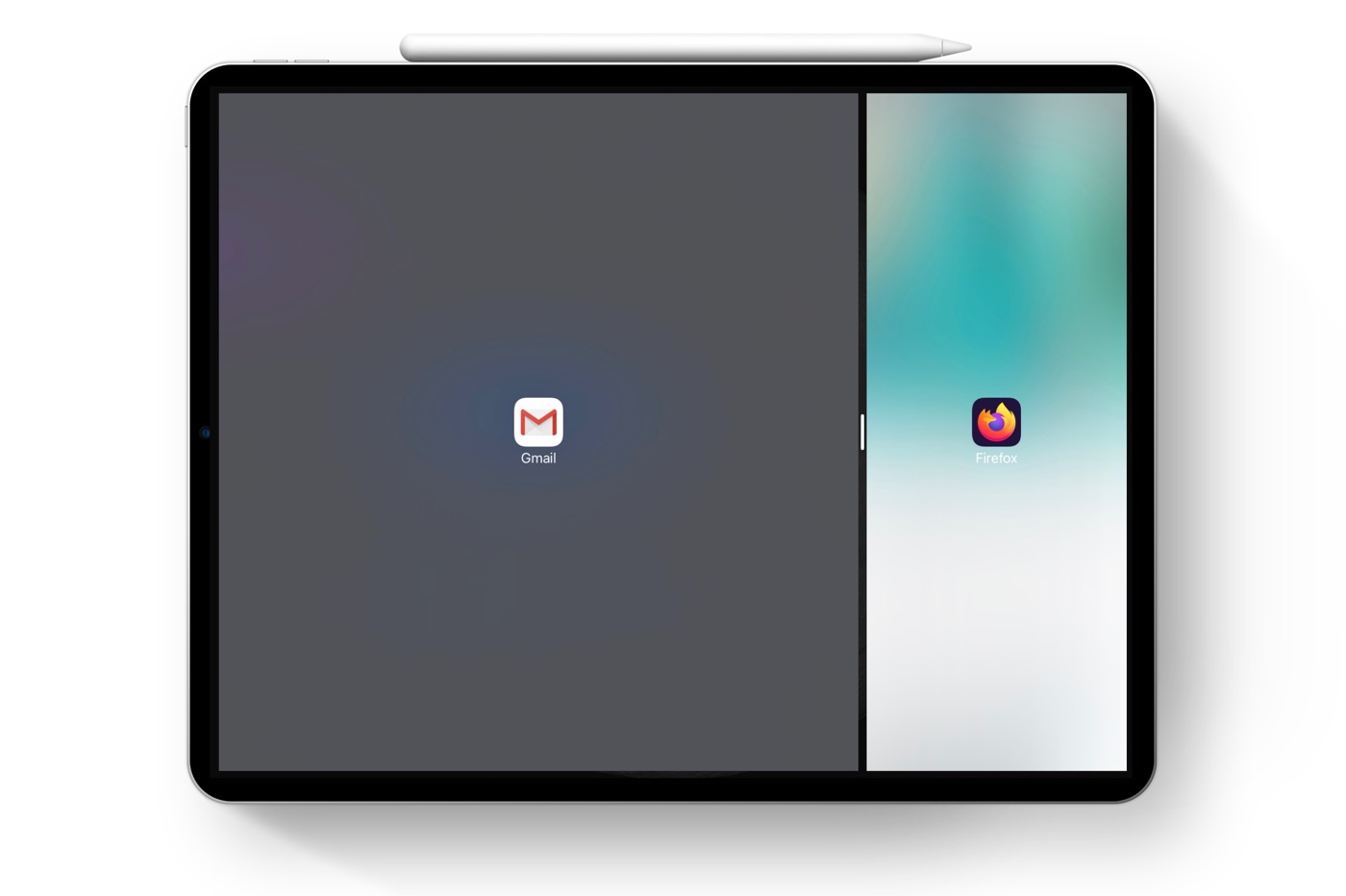 iPad app Gmail et Split View