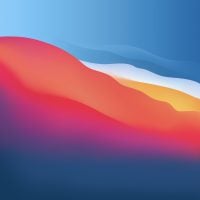 macOS Big Sur fond d'écran couché couleurs