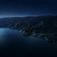 macOS Big Sur fond d'écran nuit