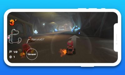 Mario Kart Tour en paysage