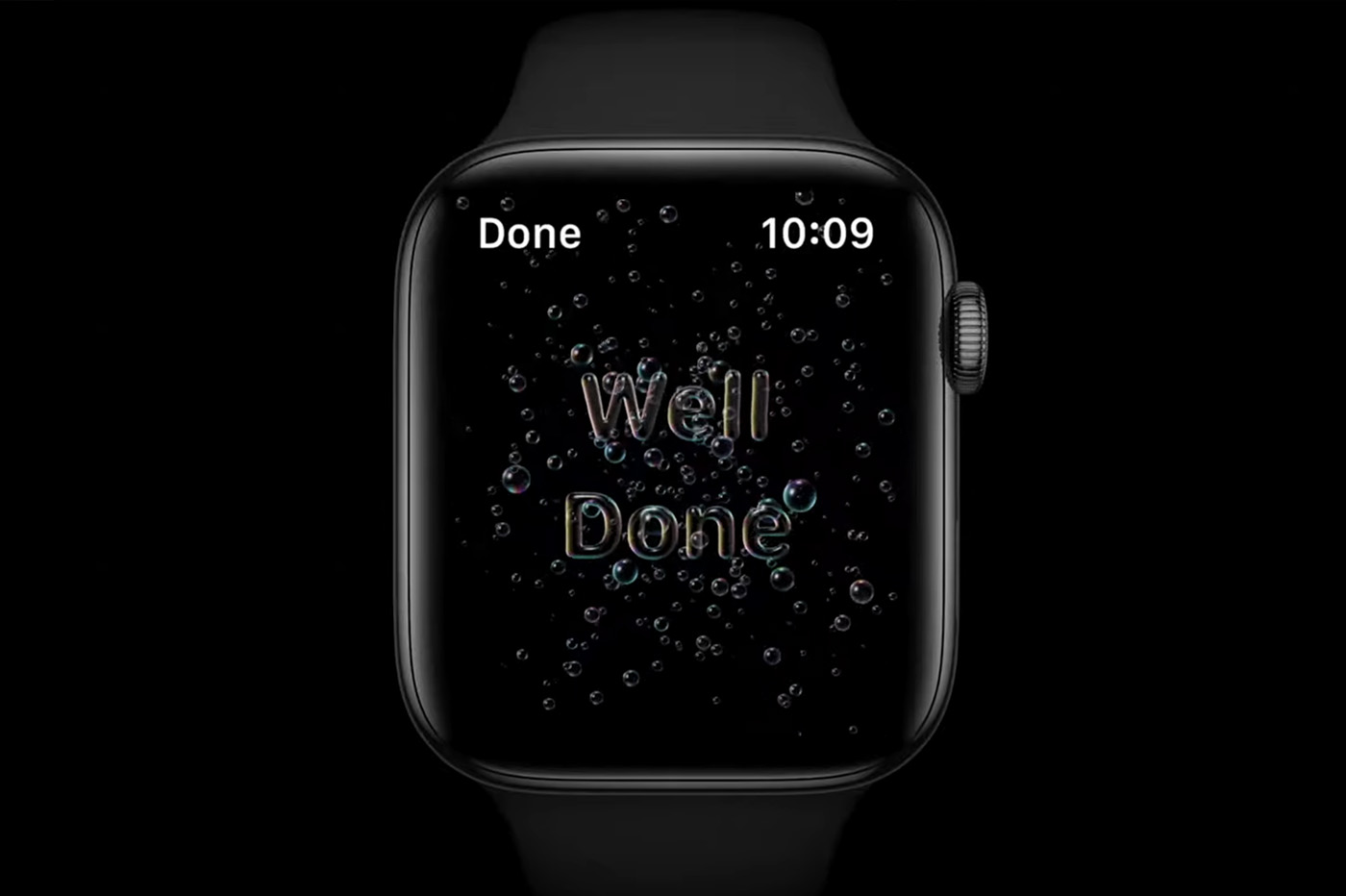 watchOS 7 suivi lavage mains