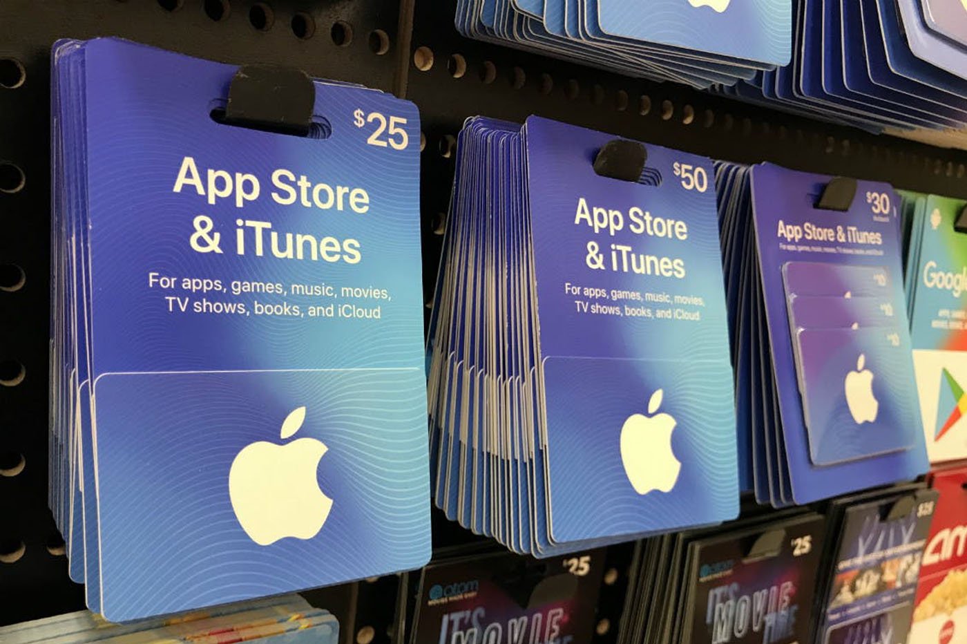 Acheter une carte iTunes, pas cher