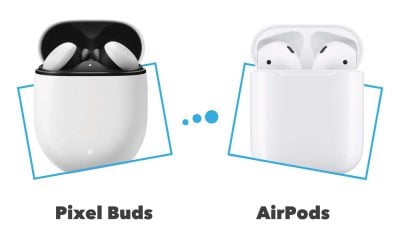 Comparatif Google Pixel Buds vs AirPods 2