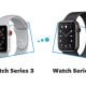 Comparatif Apple Watch Series 3 vs Apple Watch Series 5