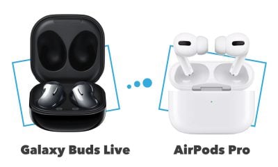 Comparatif Samsung Galaxy Buds Live vs AirPods Pro