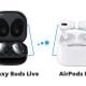 Comparatif Samsung Galaxy Buds Live vs AirPods Pro