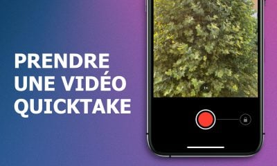 Prendre une vidéo QuickTake