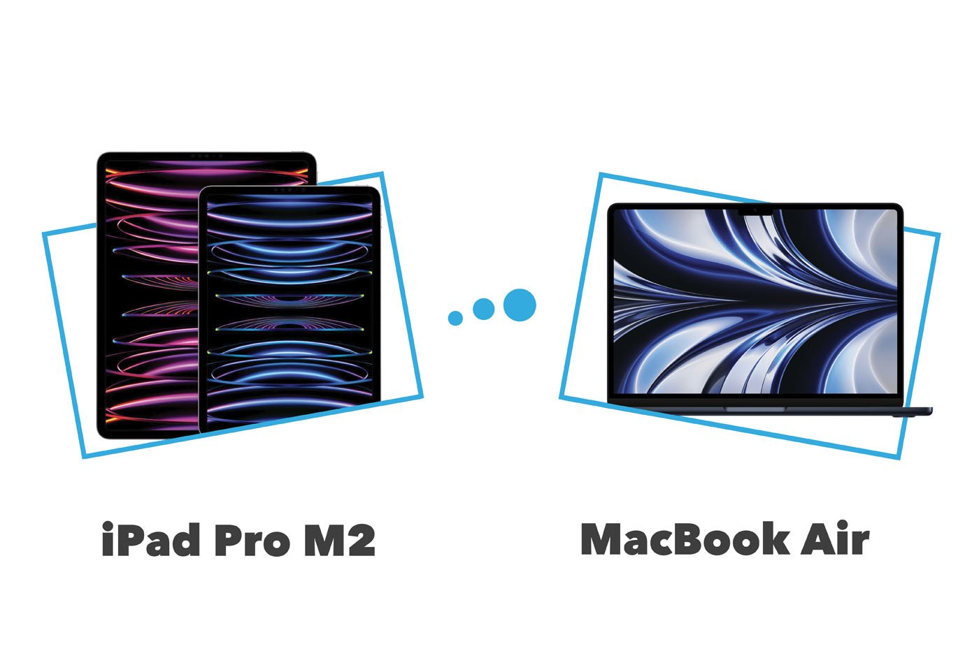 Comparatif et différences iPad Pro vs MacBook Air