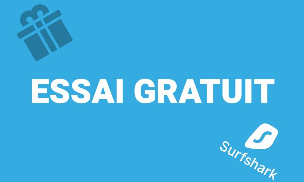 Essai gratuit Surfshark